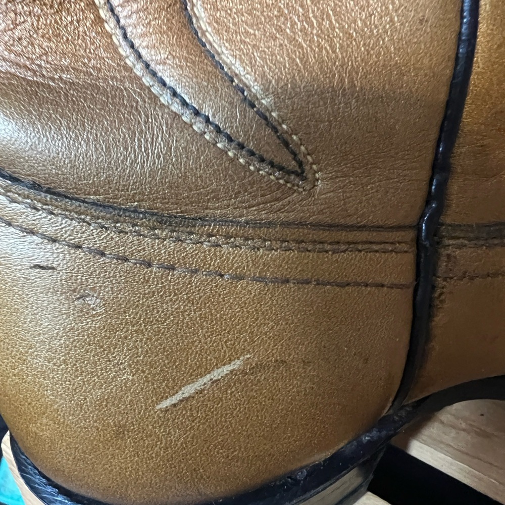 Acme Women's Metallic Gold Western Boots. Size 7.5? - Picture 10 of 14